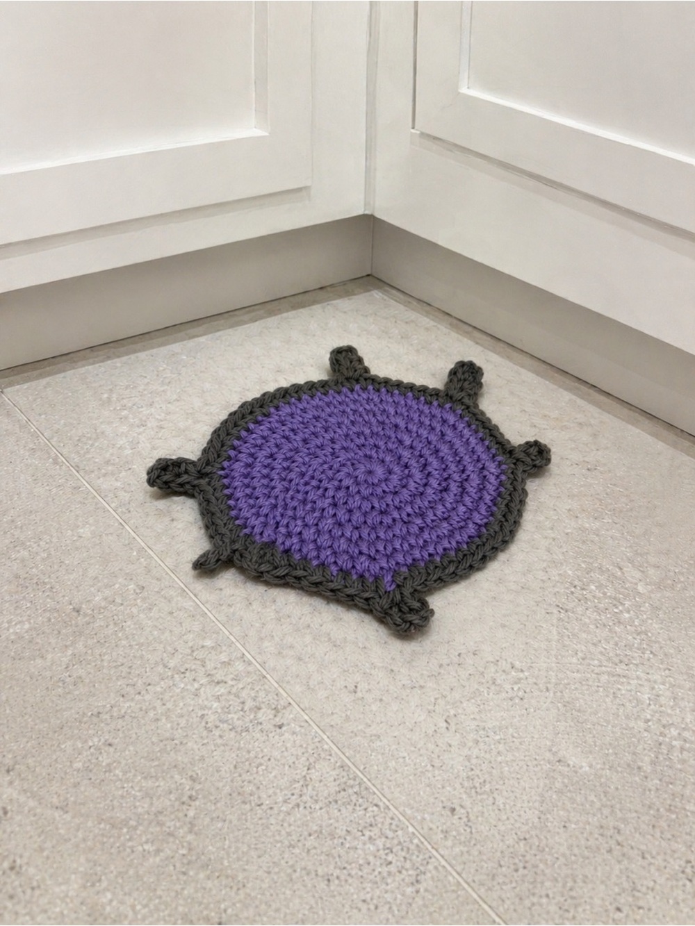 Floor Turtle Set of 2 100% Cotton